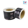 Etiqueta adhesiva oval adhesiva de prueba de calidad personalizada con impresión láser